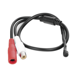 Micrófono omnidireccional con cancelación de ruido, alta fidelidad, para interior, con distancia de recepción de 50 - 120 m c