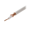 Carrete de 100 Metros (328.08 Pies) de Cable Tipo RG58AU, con Forro Blanco