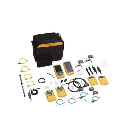 Certificador DSX-8000 para Cable de Cobre Cat5e, Cat6, Cat6A y Cat8, Con Módulos OLTS Quad CertiFiber Pro, Con WiFi Integrado y