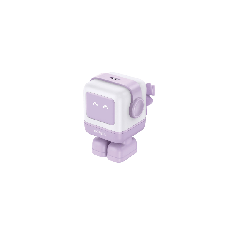Cargador Mini GaNRobot 30W serie UNO | 1 USB-C de Carga Rápida | Tecnología GaN II | Multiprotocolo PD/QC/SCP/FCA | Carga Inte