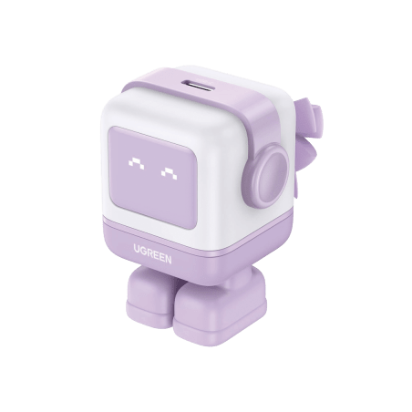 Cargador Mini GaNRobot 30W serie UNO | 1 USB-C de Carga Rápida | Tecnología GaN II | Multiprotocolo PD/QC/SCP/FCA | Carga Inte