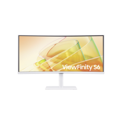 Monitor Curvo 34" Color Blanco / Aspecto 21:9 / Resolucion 3440 x 1440 / Frecuencia 100Hz / Entradas de Video HDMI / DisplayPort