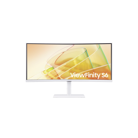 Monitor Curvo 34" Color Blanco / Aspecto 21:9 / Resolucion 3440 x 1440 / Frecuencia 100Hz / Entradas de Video HDMI / DisplayPort