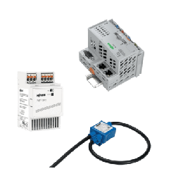 Sistema de Medición y Control de Potencia / 3 Fases 690 VAC / Controlador PFC200 / Fuente Conmutada 24VDC / Módulo Conmutador 