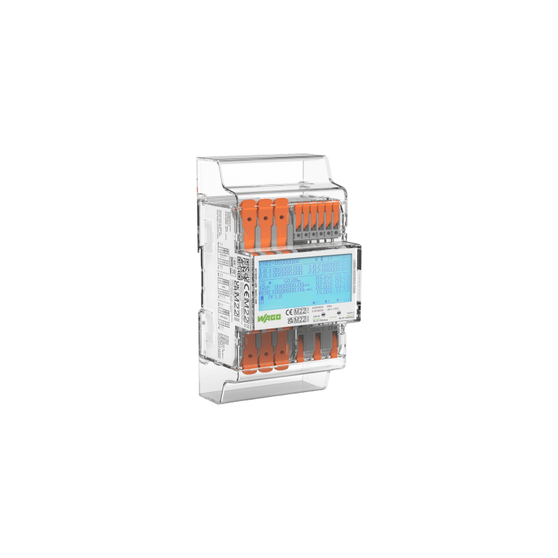 KIT DE MEDICIÓN DE ENERGÍA PARA 65A / 3x230-400 V / Modbus-M-Bus / Push-in CAGE CLAMP® / Display LCD Iluminado / Bluetooth® 