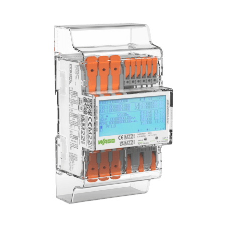 KIT DE MEDICIÓN DE ENERGÍA PARA 65A / 3x230-400 V / Modbus-M-Bus / Push-in CAGE CLAMP® / Display LCD Iluminado / Bluetooth® 