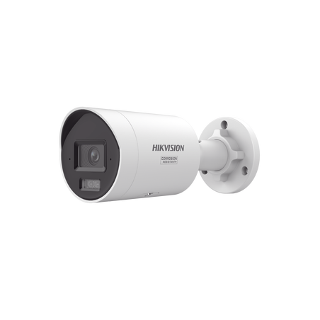 [Dual Light + ColorVu 3.0 + HikAI] Bala IP 4 Megapixel / Lente 2.8 mm / 40 mts IR + Luz Blanca / 2 Microfonos Integrados / Exter