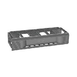 Organizador de Cables Horizontal CableTek, Sencillo (Solo Frontal), Para Rack de 19in, 1 UR