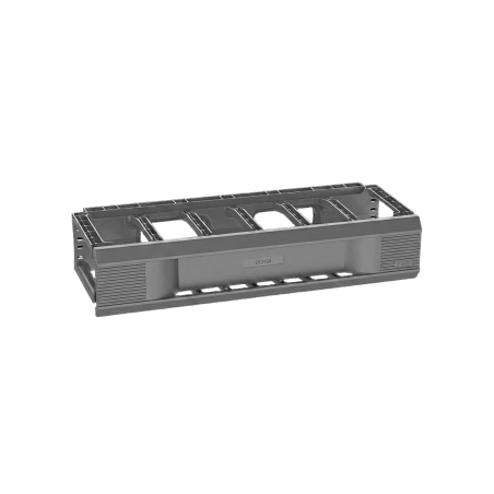 Organizador de Cables Horizontal CableTek, Sencillo (Solo Frontal), Para Rack de 19in, 1 UR