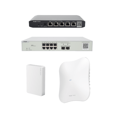 Equipos Ruijie DEMO Ideal para Probar Integraciones de Redes Business y Enterprise con WiFi 7