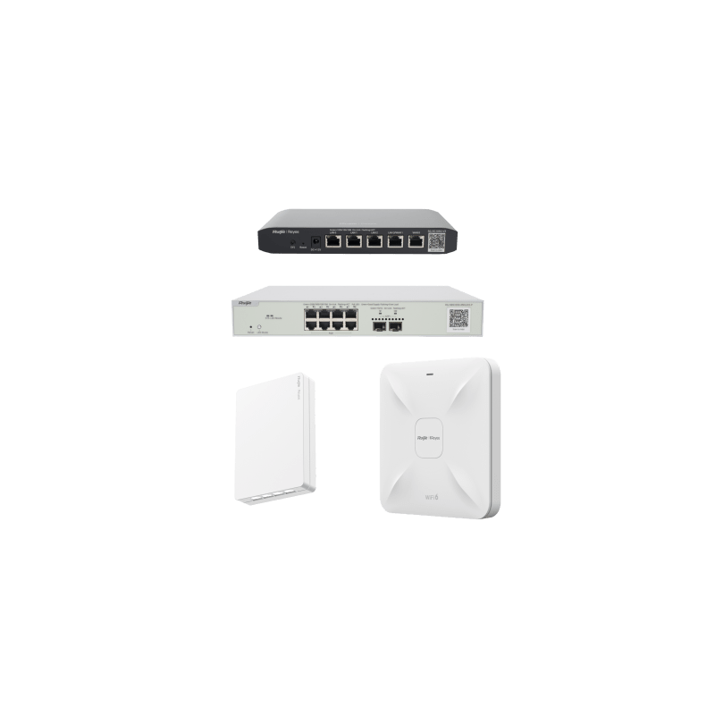 Equipos Ruijie DEMO Ideal para Probar Integraciones de Redes Business y Enterprise con WiFi 6