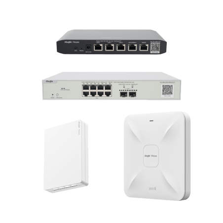 Equipos Ruijie DEMO Ideal para Probar Integraciones de Redes Business y Enterprise con WiFi 6