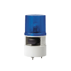 Luces de advertencia color Azul con sirena incorporada con 5 tonos máx. 105 dB en 110 VCA