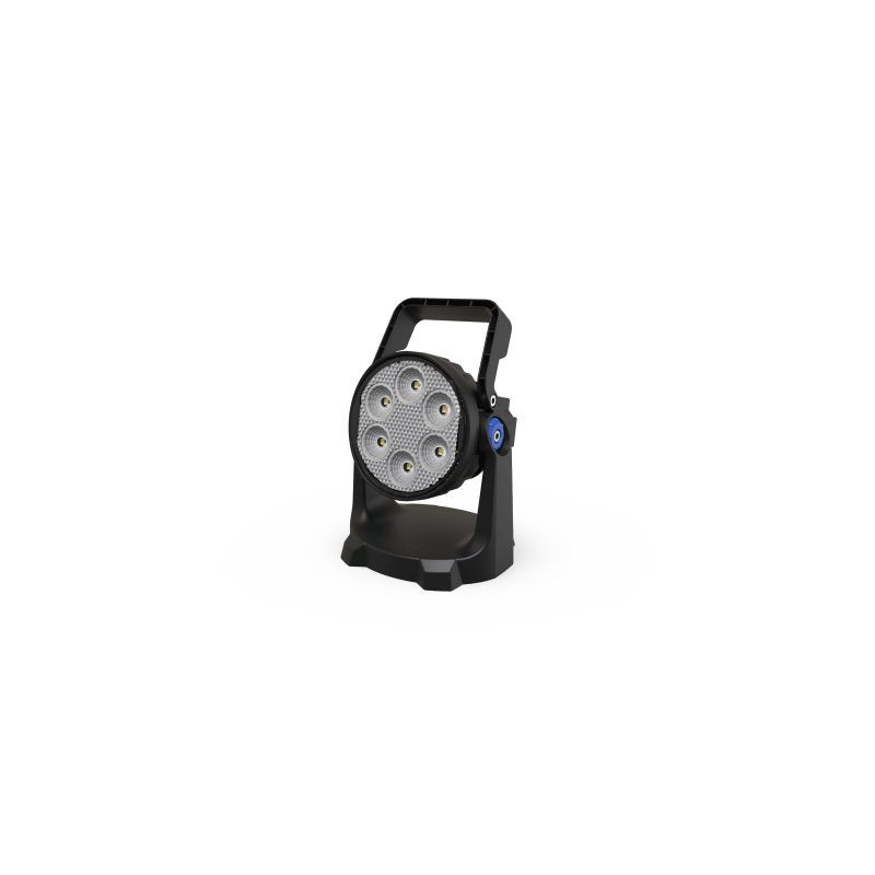 Lámpara de trabajo de mano de 6 LED, con batería recargable y montaje magnético, IP67