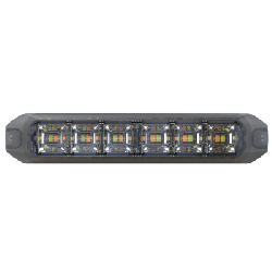 Luz Auxiliar Moldeable, 12 LEDs, Rojo / Claro