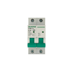 Protección Térmica/ Interruptor 2P, 63 A, Corriente Alterna 400Vca para Aplicación Fotovoltaica Montaje Riel DIN