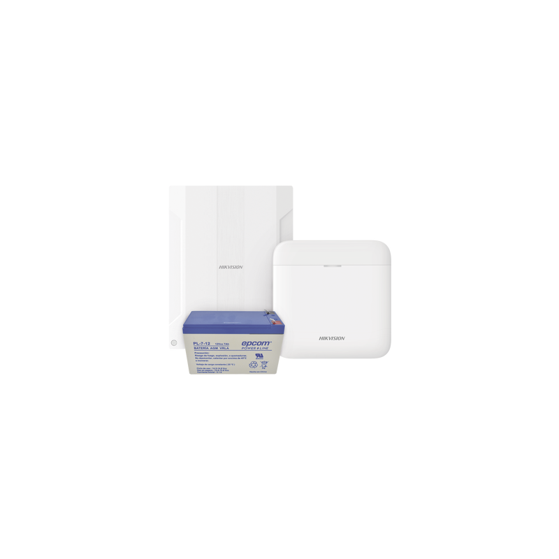 (AXPRO) KIT de alarma AX PRO conversión de zonas cableadas a inalámbricas / Incluye: 1 Hub IP, Wifi y 3G/4G con Batería de re