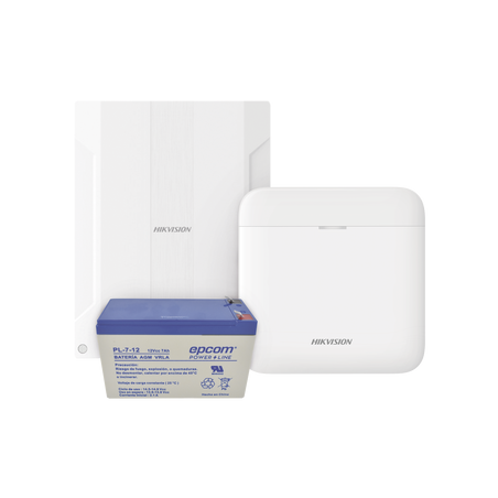(AXPRO) KIT de alarma AX PRO conversión de zonas cableadas a inalámbricas / Incluye: 1 Hub IP, Wifi y 3G/4G con Batería de re