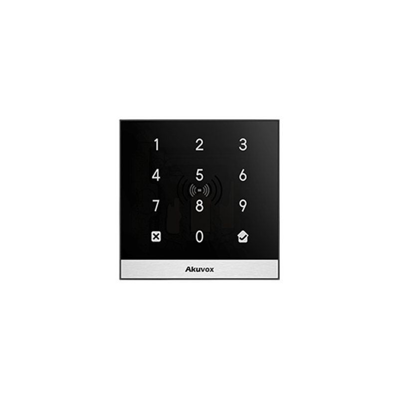 Teclado de Control de Acceso Inteligente / Administración 100% en la Nube / Interfaz WEB / POE / Lector Prox 125 kHz / MIFARE 1