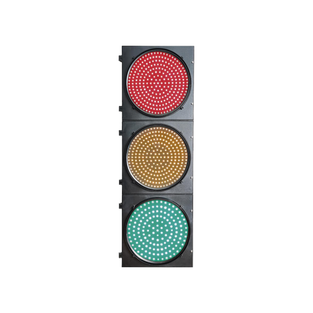 Semáforo LED / Diámetro 400 mm / Rojo, Amarillo y Verde / Alta Intensidad