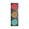 Semáforo LED / Diámetro 400 mm / Rojo, Amarillo y Verde / Alta Intensidad