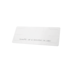 UHF TAG Adherible Tipo Etiqueta / EPC GEN 2 / Se Adhiere al Cristal del Vehículo / Compatible con Lectoras de Largo Alcance PRO