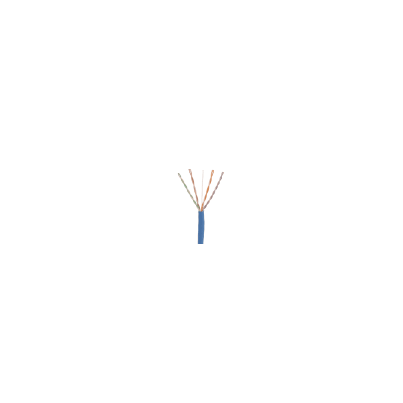 Bobina de Cable UTP 305 Metros (1000 Pies) de Cobre, TX6000? PanNet, Azul, Categoría 6 (24 AWG), CMP (Plenum), de 4 Pares