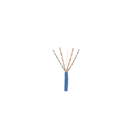 Bobina de Cable UTP 305 Metros (1000 Pies) de Cobre, TX6000? PanNet, Azul, Categoría 6 (24 AWG), CMP (Plenum), de 4 Pares