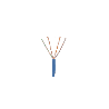 Bobina de Cable UTP 305 Metros (1000 Pies) de Cobre, TX6000? PanNet, Azul, Categoría 6 (24 AWG), CMP (Plenum), de 4 Pares