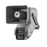 Cámara IP 4 Megapixel + Bocina IP Integrada / Lente Motorizado 2.8 a 12 mm / 7 Watts de Potencia / Exterior IP67 / PoE+ / Metal