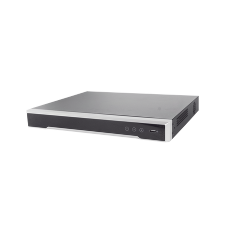 DVR 16 Canales 4K TURBOHD + 16 Canales IP / 8 Megapixel/ Audio por Coaxitron/ 2 Bahías de Disco Duro / 4 Canales de Audio / 16 