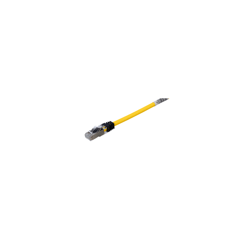 Patch Cord Cat6A, Blindado S/FTP, CM/LS0H, 3 Metros, Color Amarillo