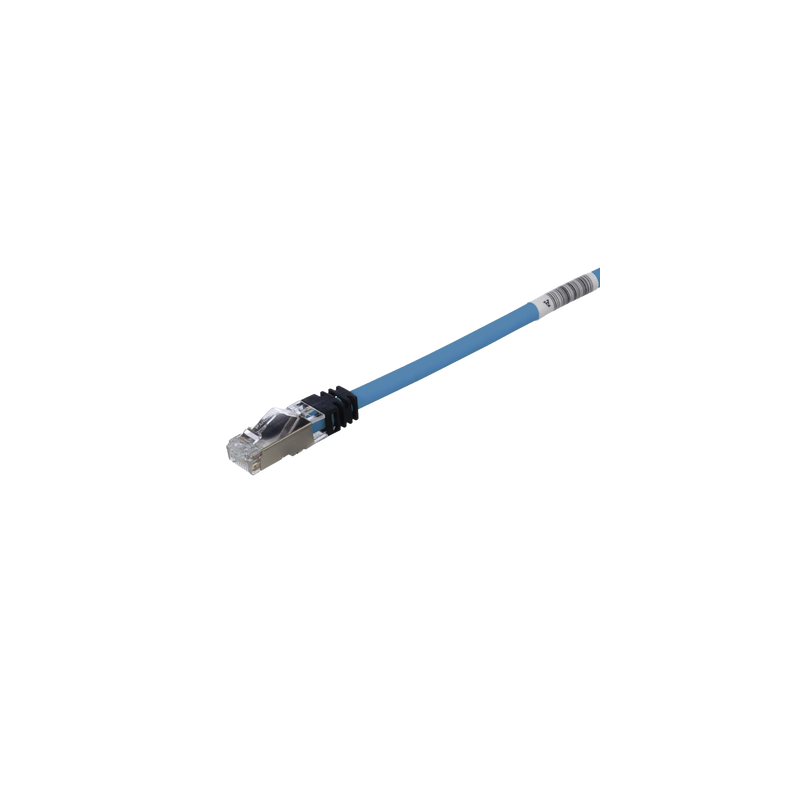 Patch Cord Cat6A, Blindado S/FTP, CM/LS0H, 1 Metro, Color Azul