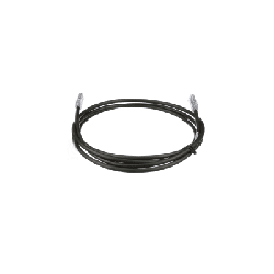 Cable de Parcheo UTP, Cat6A, 24 AWG, CM, Color Negro, 15.24 Metros (50 Pies)