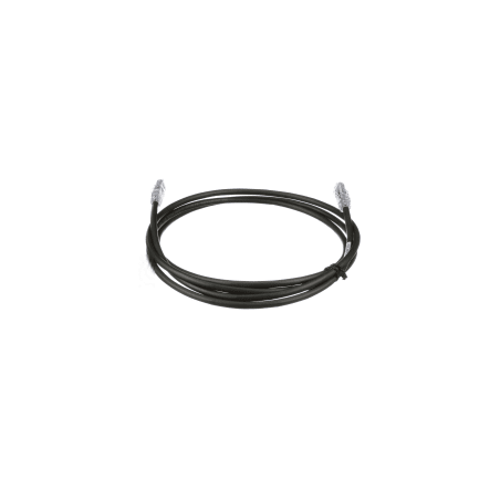 Cable de Parcheo UTP, Cat6A, 24 AWG, CM, Color Negro, 15.24 Metros (50 Pies)