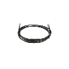 Cable de Parcheo UTP, Cat6A, 24 AWG, CM, Color Negro, 15.24 Metros (50 Pies)