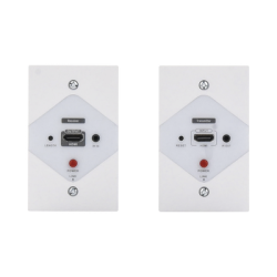 Kit Extensor HDMI en PLACAS DE PARED para distancias de 40 metros / Resolución 1080P @ 60 Hz / Cat 6/6A/ 7 / HDR/ Cero Latencia