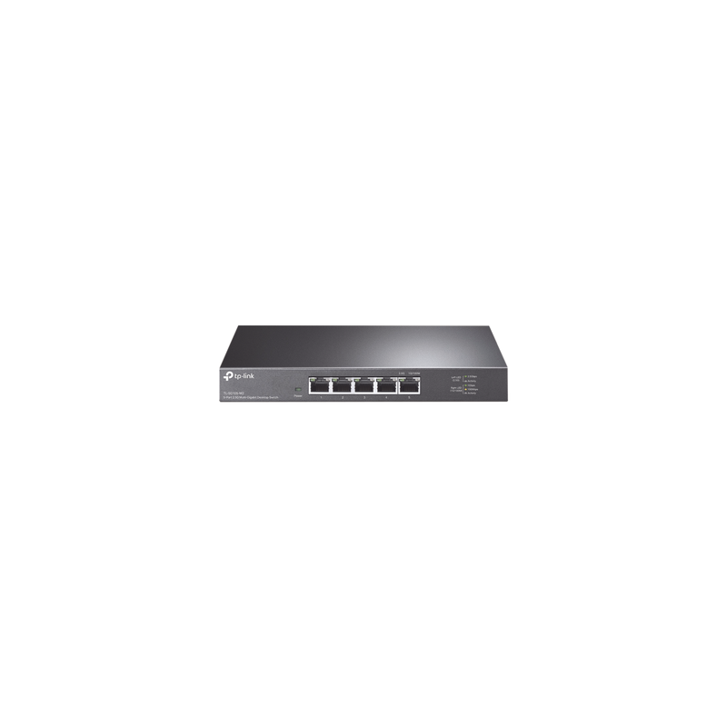 Switch Gigabit no administrable de 5 puertos 100 Mbps/ 1 Gbps/ 2.5 Gbps ideal para WiFi 6