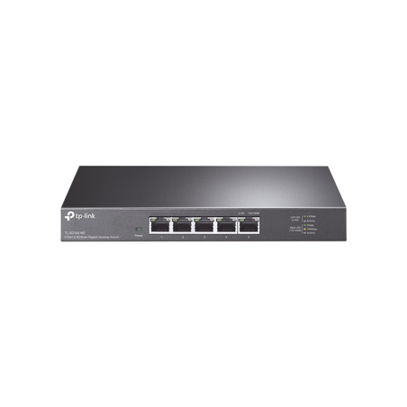 Switch Gigabit no administrable de 5 puertos 100 Mbps/ 1 Gbps/ 2.5 Gbps ideal para WiFi 6