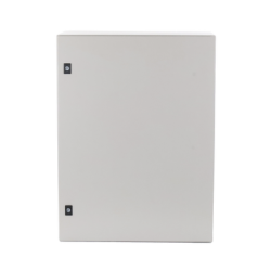 Gabinete de Acero, Nema 4 -IP 65 de 60 x 80 x 30 cm con Platina.