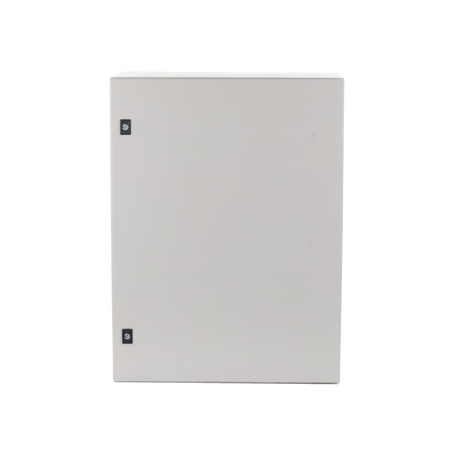 Gabinete de Acero, Nema 4 -IP 65 de 60 x 80 x 30 cm con Platina.