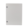 Gabinete de Acero, Nema 4 -IP 65 de 60 x 80 x 30 cm con Platina.