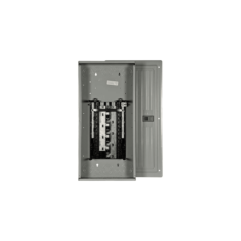 Centro de carga monofásico 1 Fase, 3 Hilos para interruptores QP, de 30 polos - 48 Circuitos, 120/240vca, Barras de aluminio 20
