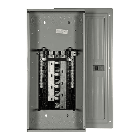 Centro de carga monofásico 1 Fase, 3 Hilos para interruptores QP, de 30 polos - 48 Circuitos, 120/240vca, Barras de aluminio 20