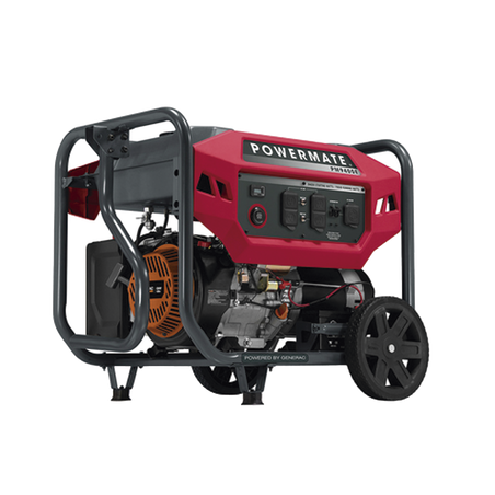Generador Inversor Portátil a Gasolina, 7.5 kW, 120/240Vca, Arranque Manual