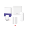 (AX PRO) KIT de Alarma AX PRO / Incluye: 1 Hub con batería de respaldo / 2 Sensores PIR / 3 Contactos Magnéticos mini / 1 Cont