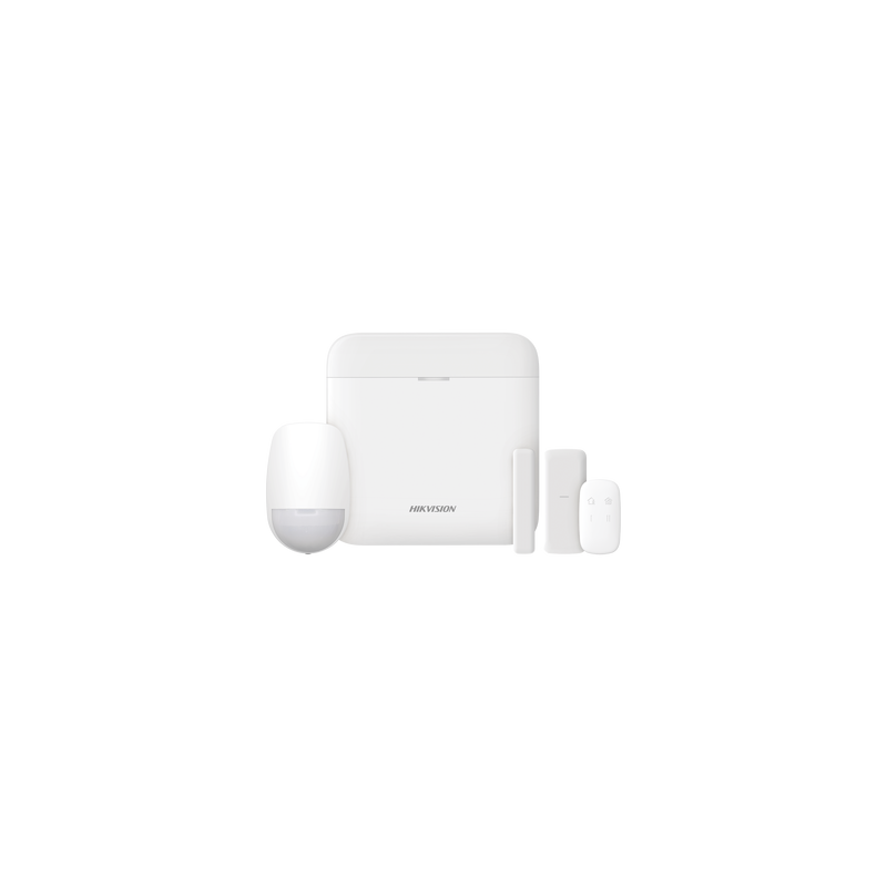 (AX PRO) KIT de Alarma AX PRO / Incluye: 1 Hub con bateria de respaldo / 1 Sensor PIR / 1 Contacto Magnético slim / 1 Control R