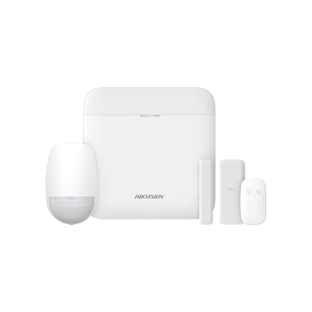 (AX PRO) KIT de Alarma AX PRO / Incluye: 1 Hub con bateria de respaldo / 1 Sensor PIR / 1 Contacto Magnético slim / 1 Control R