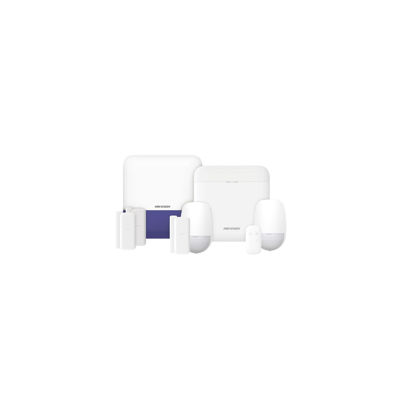 (AX PRO) KIT de Alarma AX PRO con GSM (3G/4G) / Incluye: 1 Hub con bateria de respaldo / 2 Sensores PIR / 3 Contactos Magnético