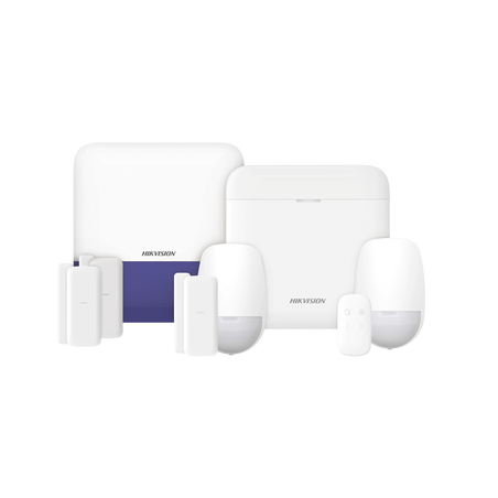 (AX PRO) KIT de Alarma AX PRO con GSM (3G/4G) / Incluye: 1 Hub con bateria de respaldo / 2 Sensores PIR / 3 Contactos Magnético
